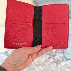 Campo Mario Roma passport/card organizer with Black Interior